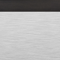 Brushed Aluminum with Matte Charcoal Rail